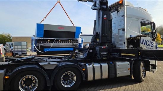Upgrade Alert: Steelcraft’s new sheet metal machinery arrives at the County Durham factory